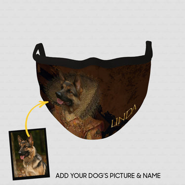 Personalized Dog Gift Idea - Royal Dog's Portrait 46 For Dog Lovers - Cloth Mask